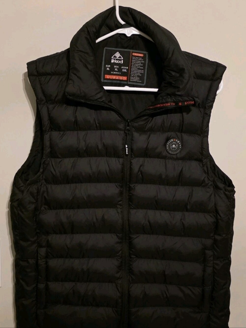 ihood Women's Heated Puffer Vest Insulated W/Heated Hood - Size XL - Tested/Good